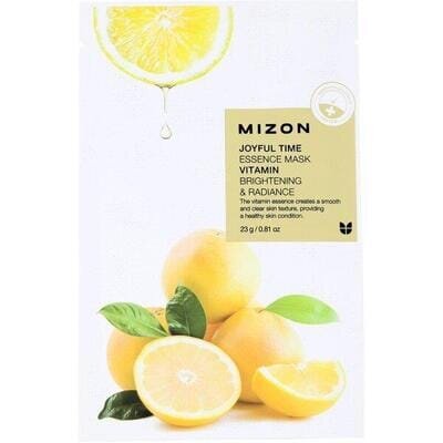 Маска тканинна для обличчя Mizon Joyful Time Essence Mask Vitamin з вітаміном С, 23 г