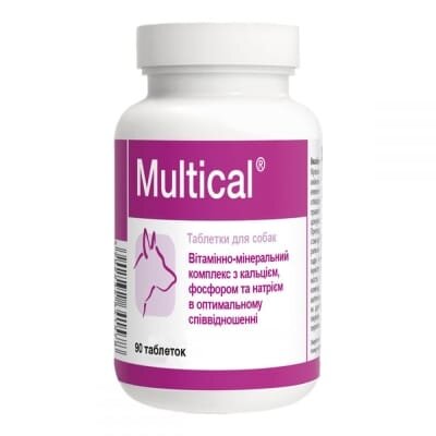 Мультикаль Dolfos Multical для собак, 90 таблеток