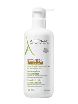 Лосьйон для обличчя і тіла A-Derma Exomega Control пом'якшуючий знімає свербіж, 400 мл