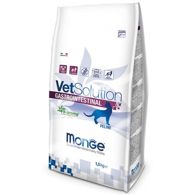 Корм сухий Monge Сat VetSolution Gastrointestinal feline для котів усіх порід з порушеннями травлення, 400 г