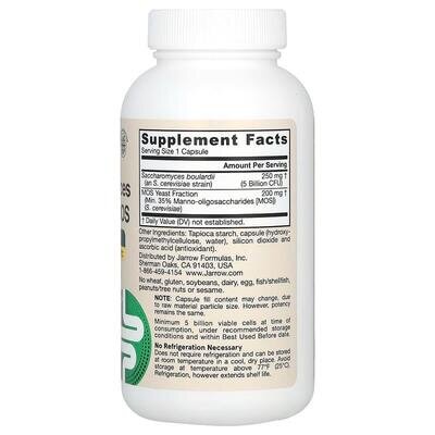 Сахароміцети Буларді Jarrow Formulas Saccharomyces Boulardii+ MOS, 90 капсул