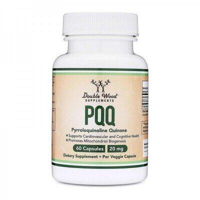Пірролохінолінхінон Double Wood PQQ 20 mg (Pyrroloquinoline Quinone), 60 капсул