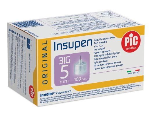 Голка для шприц-ручки Insupen G31 (0,25 x 5 мм), 100 штук