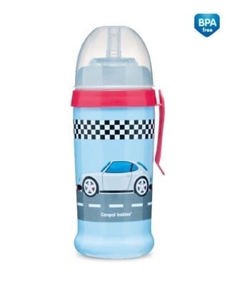 Поїльник-непроливайка Canpol babies Racing Машини, темно-синій, 56/516_blud, 350 мл