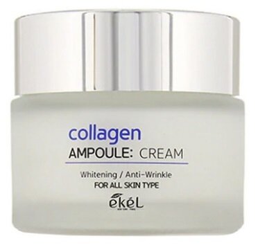 Крем для обличчя Ekel Collagen ампульний з колагеном від зморшок, 50 мл