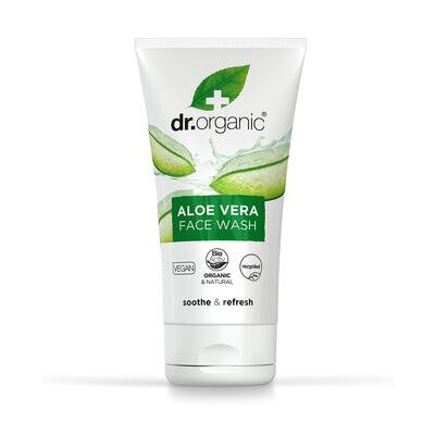 Гель для вмивання Dr. Organic алое вера очищуючий, 150 мл