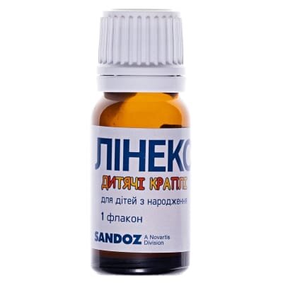Лінекс дитячі краплі по 8 мл у флак. з дозат.