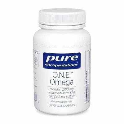 Омега-3 Pure Encapsulations ONE Omega, 60 капсул