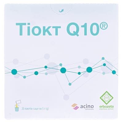 Тіокт Q10 порошок д/внутр. застос. по 5 г №20 в саше