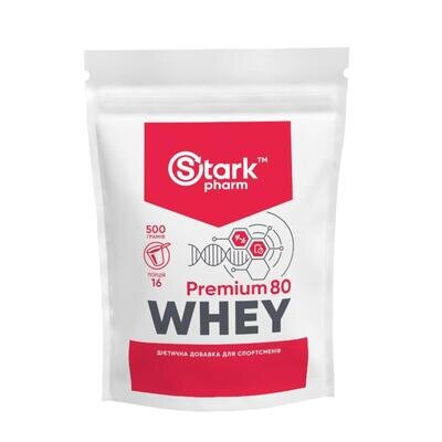 Сироватковий протеїн Stark Pharm Premium 80 Whey шоколад з лісовими горіхами, 500 г