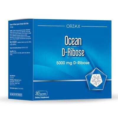 D-рибоза Orzax Ocean D-Ribose 5000 мг №30 у саше