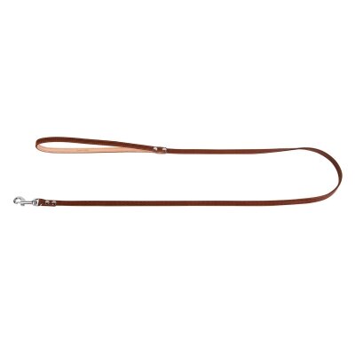 Повідець Collar 04476 одинарний, не прошитий, ширина 8 мм довжина 122 см, коричневий