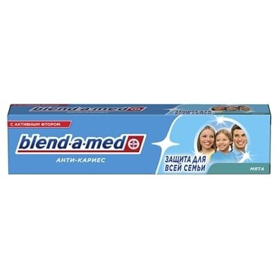 Зубна паста Blend-a-med Анти-карієс Захист для всієї родини М'ята, 100 мл