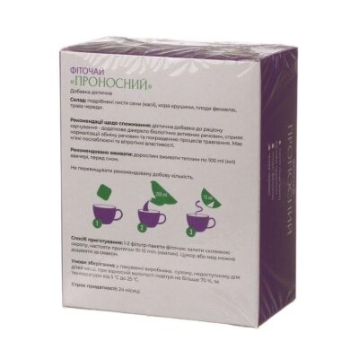 Фіточай проносний по 1,5 г №20 у філ.-пак. Ronpharm