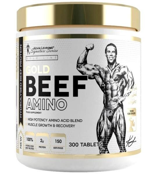 Амінокислотний комплекс Kevin Levrone Gold Beef Amino, 300 таблеток