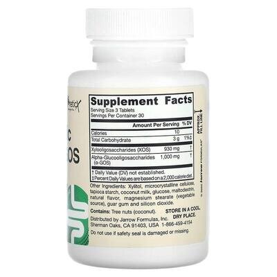 Пребіотики Jarrow Formulas Prebiotics XOS + a-GOS, 90 жувальних таблеток