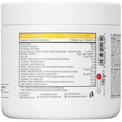 Комплекс для імунітету OstroVit Pharma Immune Aid Kids малина порошок, 100 г