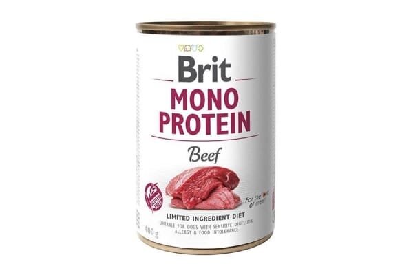 Корм вологий для собак Brit Mono Protein з яловичиною, 400 г