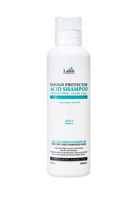 Шампунь Lador Damage Protector Acid Shampoo pH 4.5 для сухого і пошкодженого волосся безлужний, 150 мл