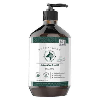 Шампунь M-Pets Natur'Luxe Cedar and Tea Tree Oil для собак усіх порід з олією кедра та чайного дерева, 500 мл