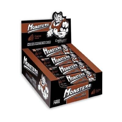 Батончик протеїновий Monsters High Protein Bar з какао, 20 штук по 80 г