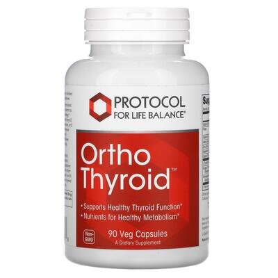 Підтримка щитовидної залози Protocol for Life Balance Ortho Thyroid, 90 капсул