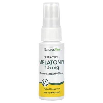 Мелатонін Nature's Plus Melatonin 1,5 мг спрей, 59,14 мл
