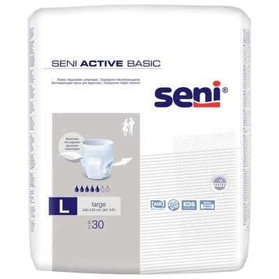 Труси поглинаючі для дорослих Seni Active Basic Large, 30 штук