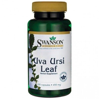 Мучниці екстракт Swanson Uva Ursi Leaf капсули по 450 мг №100