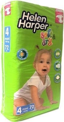 Підгузки Helen Harper S&D розмір 4 Maxi, 7-18 кг, 72 шт
