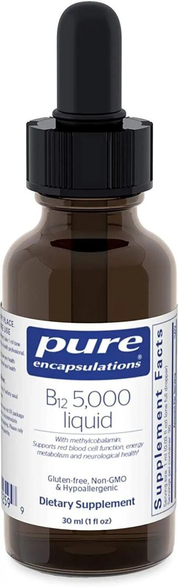 Вітамін B12 Pure Encapsulations B12 рідина 5000 мкг, 30 мл