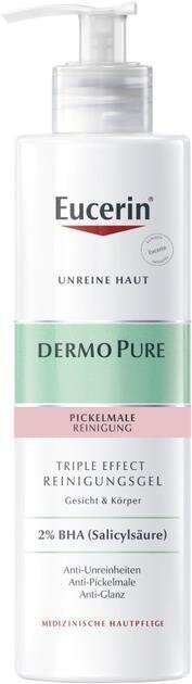 Гель для вмивання Eucerin DermoPure потрійної дії очищуючий для проблемної шкіри (63830), 400 мл