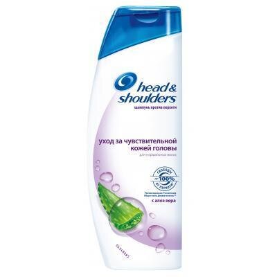 Шампунь Head & Shoulders Догляд за чутливою шкірою голови, проти лупи, 400 мл