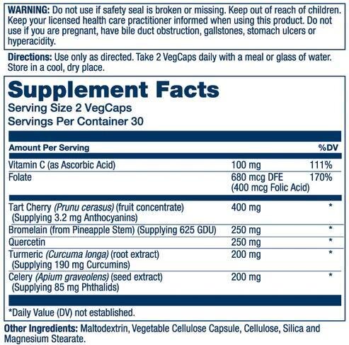 Дієтична добавка Solaray Total Cleanse Uric Acid, 60 веганських капсул