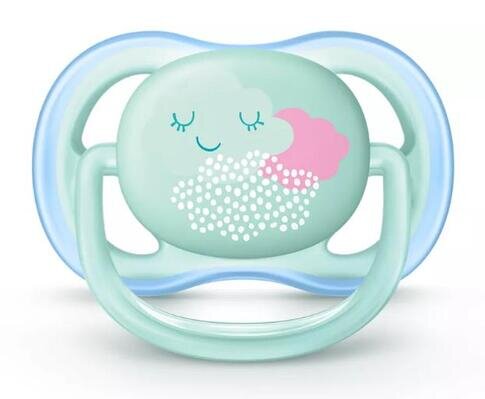 Пустушка силіконова Philips Avent Ultra Air SCF343/20, 0-6 місяців, 2 шт