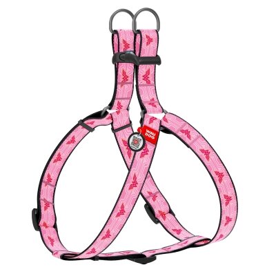Шлея для собак Collar WAUDOG Nylon Чудо-жінка 1, з QR паспортом ширина 10 мм, довжина 28-40 см