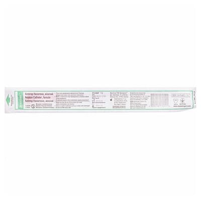 Катетер урологічний Medicare Nelaton Catheter female типу Нелатон жіночий, 18 Fr, червоний, 1 штука