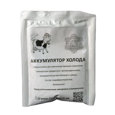 Акумулятор холоду Укрветбіофарм 90 х 120 мм