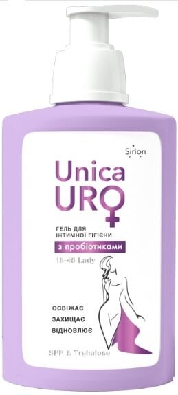 Гель для інтимної гігієни UnicaUro Lady з пробіотиками, 250 мл