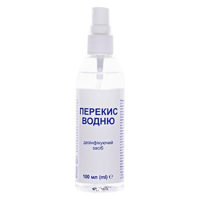 Перекис водню Фармаком 3% спрей по 100 мл у флак.