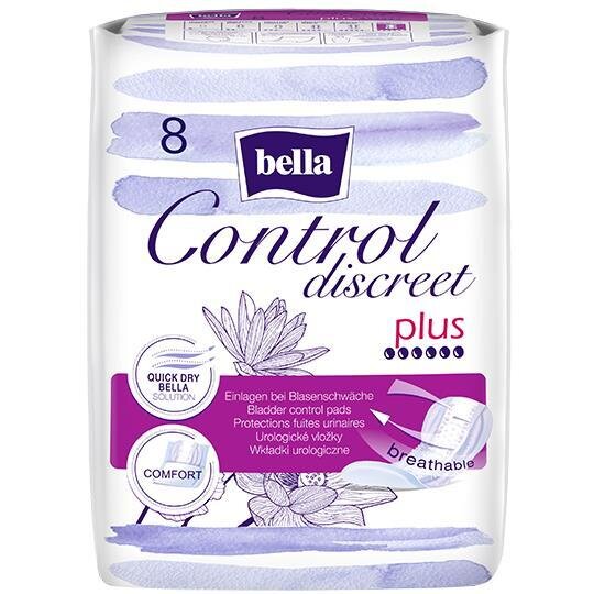 Прокладки урологічні Bella Control Discreet Plus, 8 штук