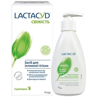 Засіб для інтимної гігієни Lactacyd Свіжість, з дозатором, 200 мл