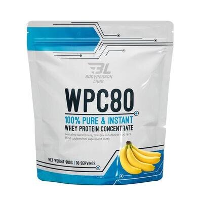 Протеїн Bodyperson Labs WPC80 банан, 900 г