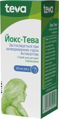 Йокс-Тева спрей д/рот. порож. по 30 мл у флак. з механ. розпил.