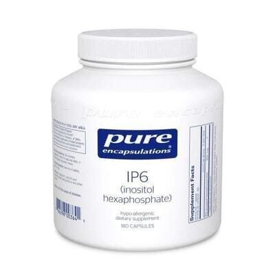 ІФ6 (інозитол гексафосфат) Pure Encapsulations IP6 (inositol hexaphosphate), 180 капсул