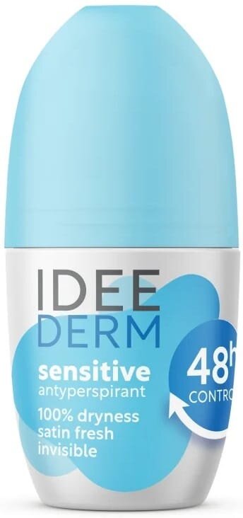 Дезодорант-антиперспірант кульковий Farmona Idee Derm 48h для чутливої шкіри, 50 мл