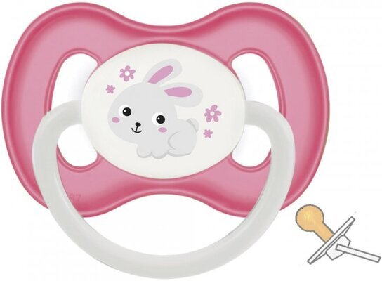 Пустушка латексна Canpol Babies 23/277_pin Bunny & Company кругла 0-6 місяців, 1 шт