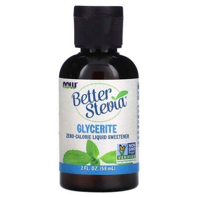 Стевія NOW Better Stevia гліцериновий екстракт, без смаку, 59 мл