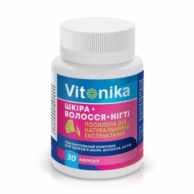 Шкіра, волосся, нігті Vitonika капсули №30