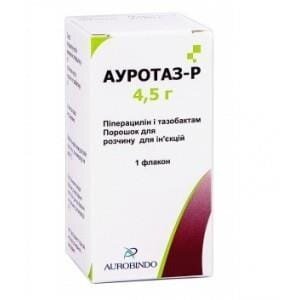 Ауротаз-Р порошок для р-ну д/ін. по 4.5 г №1 у флак.